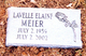 Lavelle Elaine <I>Bennett</I> Meier