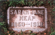  Sarah Jane Hall <I>Hanley</I> Heap
