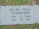  Hulda <I>Vance</I> Thompson