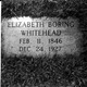  Elizabeth Jane <I>Boring</I> Whitehead