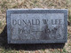  Donald W Lee