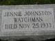  Jennie <I>Marshall</I> Watchman