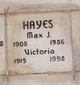  Max J “Spike” Hayes