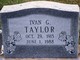 Ivan G. Taylor