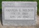  Amanda Gustava <I>Gustafsen</I> Nelson