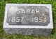  Sarah E <I>Casler</I> Spinks