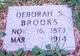  Deborah Adeline <I>Spencer</I> Brooks