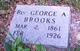Rev George Augustus Brooks