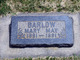  Mary May Barlow