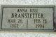  Anna Bell <I>Farris</I> Branstetter
