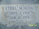  Ethel M <I>Gill</I> King