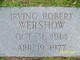  Irving Robert Wershow