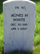  Agnes H <I>Hoffer</I> White