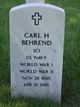  Carl H Behrend