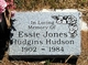  Essie <I>Jones Hudgins</I> Hudson