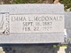  Emma Laura <I>Coleman</I> McDonald