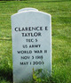  Clarence E. Taylor