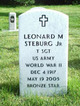 Sgt Leonard M. “Len” Steburg Jr.