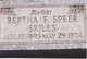  Bertha Frances <I>Willms</I> Skiles