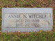  Georgia Ann  Elizabeth “Annie” <I>Newton</I> Witcher