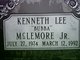 Kenneth Lee “Bubba” McLemore Jr. Photo