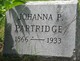  Johanna P. <I>Johnson</I> Partridge