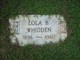  Lola B. <I>Mann</I> Whidden