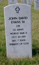 CPL John David “Johnny” Evans Sr.