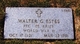 PFC Walter G Estes
