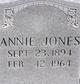 Mrs Mary Annie “Ann” <I>Combs</I> Jones