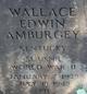  Wallace Edwin Amburgey
