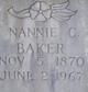  Nannie <I>Childress</I> Baker