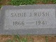  Sadie <I>Mort</I> Rush