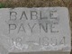  Bable Payne