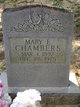  Mary Elvira <I>Dean</I> Chambers