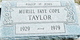  Muriel Faye <I>Cope</I> Taylor