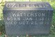  Walter Robert Watterson