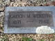  Calvin Monroe Webster
