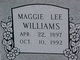  Maggie Lee Williams