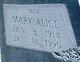  Mary Alice <I>Rogers</I> Barnard
