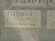  Elizabeth <I>Childress</I> Carrigan