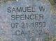  Samuel Washington Spencer
