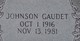  Johnson Gene Gaudet