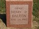  Henry D. Dalton