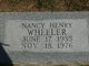  Nancy <I>Henry</I> Wheeler