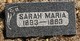  Sarah Maria Mecham