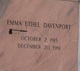  Emma Ethel <I>Lawson</I> Davenport