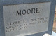  Florie E. <I>Brown</I> Moore