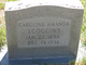  Caroline Amanda <I>Robertson</I> Scoggins