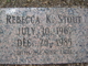 Rebecca K. Stout